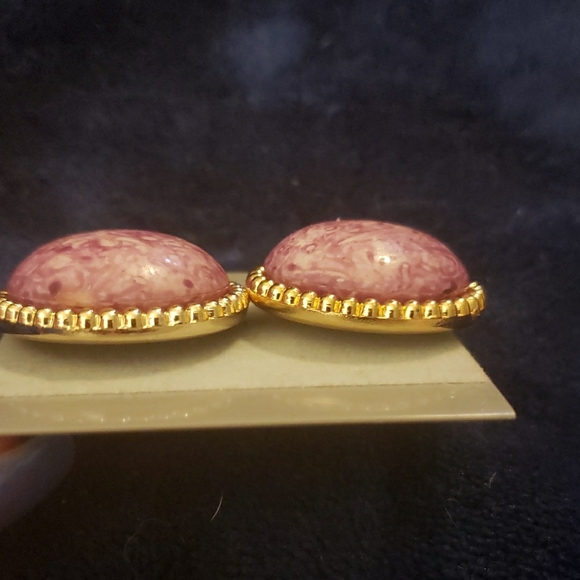 Purplr Marble Dome Earrings - Fashion - Picture 2 of 3